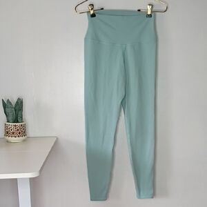 Alo Yoga Airbrush High-Waisted Teal Leggings size XS